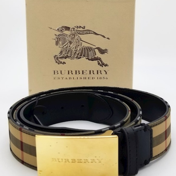 Burberry Other - AUTHENTIC BURBERRY Heritage Check 110mm/44 BELT